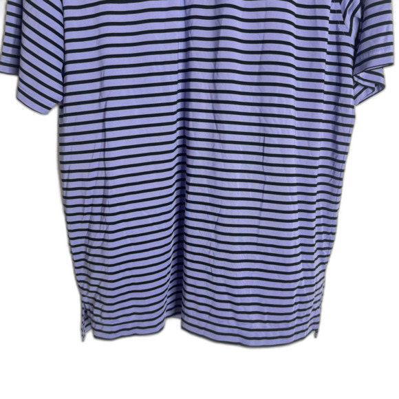 FootJoy Polo performance Shirt Mens Medium Striped Golf Short Sleeve Athletic - Picture 3 of 8